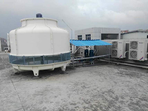 玻璃鋼冷卻塔的風扇節省電力