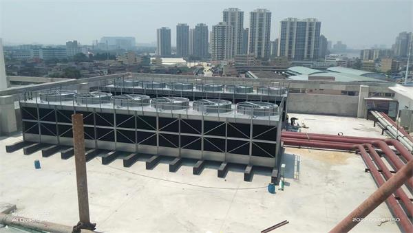 方形冷卻塔的組成與安裝(225噸方形冷卻塔安裝步驟)