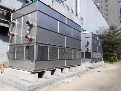 玻璃鋼冷卻塔為防止內(nèi)循環(huán)凍住都做了哪些措施(閉式
