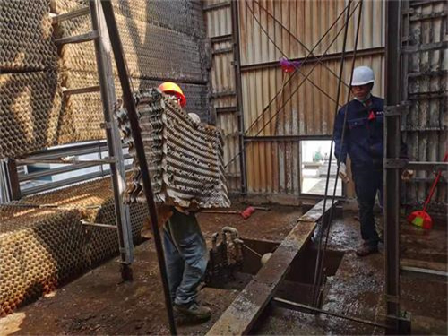 圓形冷卻塔填料詳細更換步驟及驗收工作